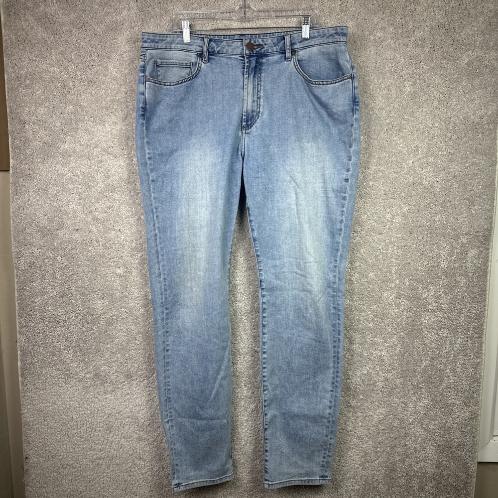 Monfrere Jeans Mens Size 38 Brando 1008J35429‎ Medium Indigo Denim Slim Stretchy